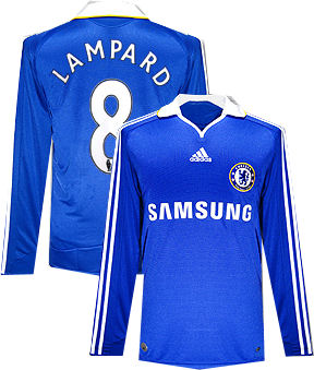 08-09 Chelsea L/S home (Lampard 8)