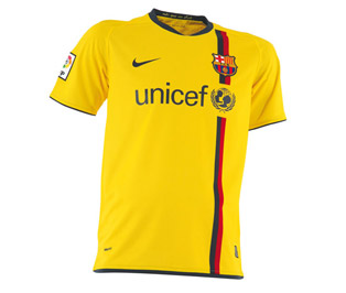 08-09 Barcelona away - Kids
