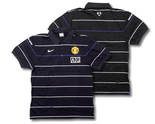 08-09 Man Utd Polo Shirt (navy)