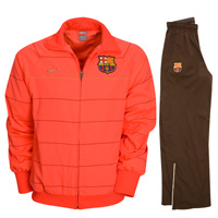 08-09 Barcelona Woven Warmup Suit (Crimson) - Kids