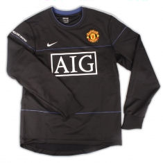 08-09 Man Utd L/S Lightweight Top (Black)