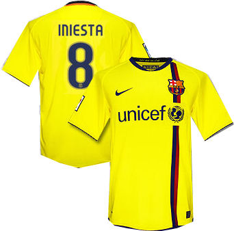 08-09 Barcelona away (Iniesta 8)