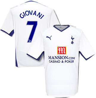 08-09 Tottenham home (Giovani 7)