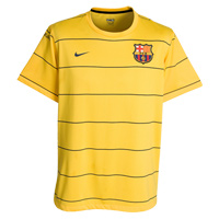08-09 Barcelona Training Jersey (yellow)