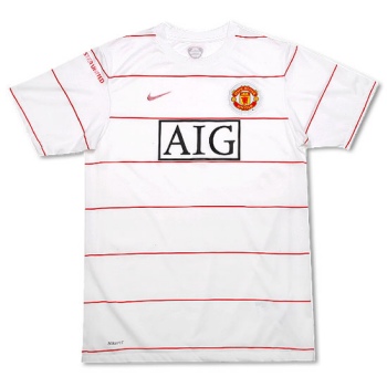 08-09 Man Utd Pre-Match Training Top (white)