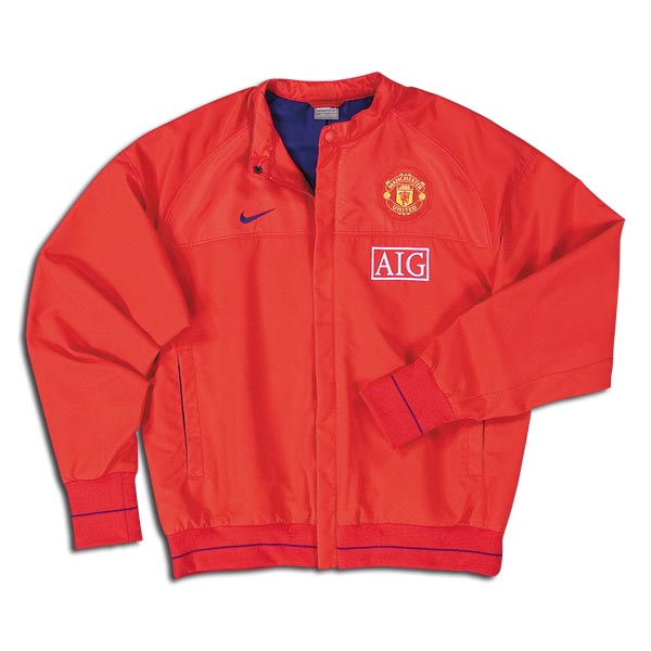 08-09 Man Utd Lineup Jacket (red)