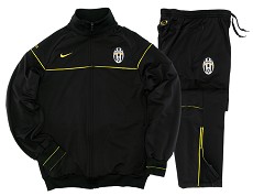 08-09 Juventus Woven Warmup Suit (black)