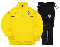 08-09 Juventus Woven Warmup Suit (Yellow) - Kids