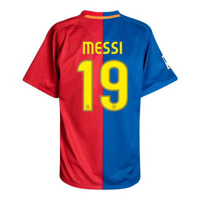 08-09 Barcelona home (Messi 19)