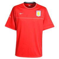 08-09 Aston Villa Training Jersey (red)