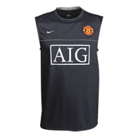 08-09 Man Utd Sleeveless Top (black)