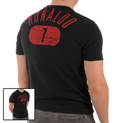 08-09 Man Utd Ronaldo Tee (black)