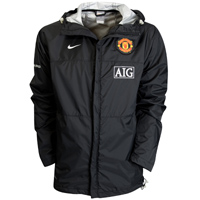 08-09 Man Utd Rainjacket (black)
