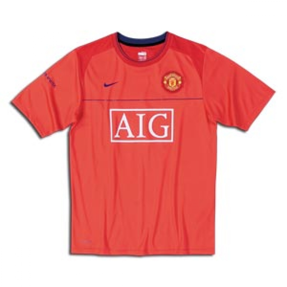 08-09 Man Utd Training Jersey (red) - Kids