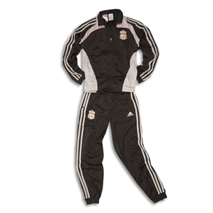 08-09 Liverpool Presentation Tracksuit (black) - Kids
