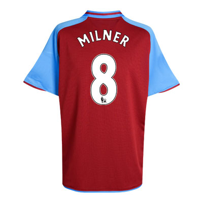 08-09 Aston Villa home (Milner 8)