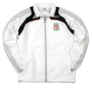 08-09 Liverpool Presentation Jacket (white) - Kids