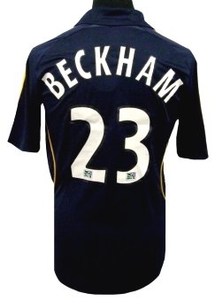 08-09 LA Galaxy away (Beckham 23)