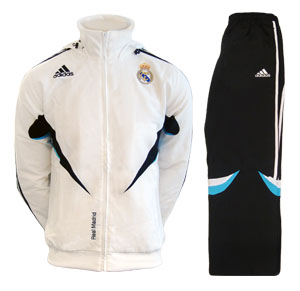 08-09 Real Madrid Presentation Tracksuit (white)