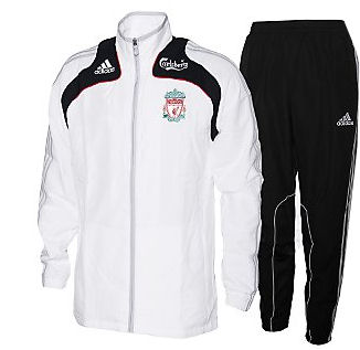 08-09 Liverpool Presentation Tracksuit (white)