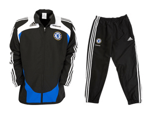 08-09 Chelsea Presentation Tracksuit (black)