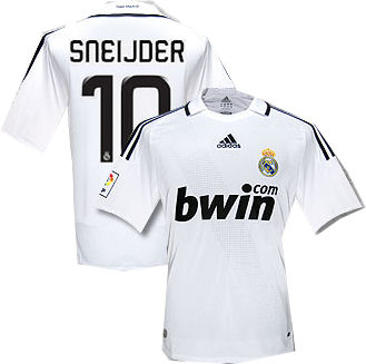 08 09 Real Madrid home Sneijder 10
