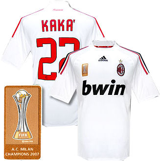 08-09 AC Milan Champions away (Kaka 22)