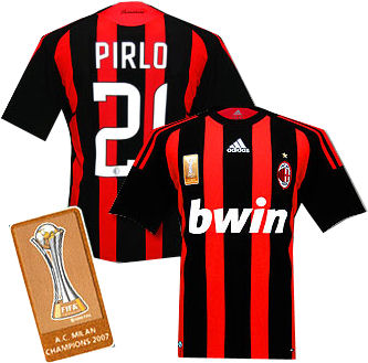 08-09 AC Milan Champions home (Pirlo 21)
