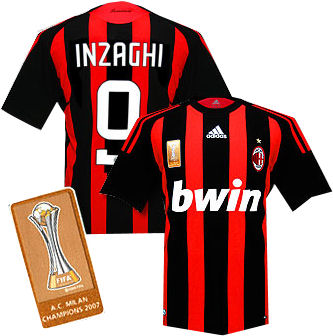 08-09 AC Milan Champions home (Inzaghi 9)