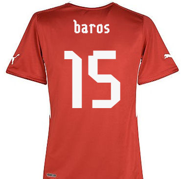 2012-13 Czech Republic Home Shirt (Baros 15)