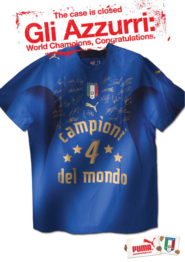 Italy Winners Tee 2006