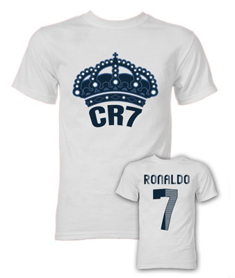 Ronaldoshirt on Ronaldo Cr7 Real Madrid T Shirt White 23 66 Football Shirts