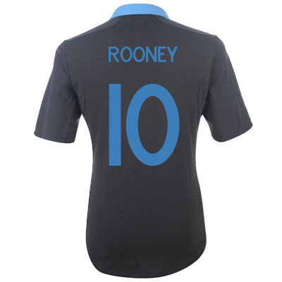2011-12 England Euro 2012 Away Shirt (Rooney 10)
