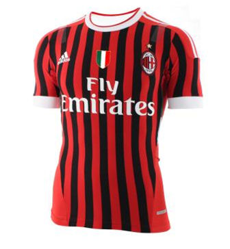 2011-12 AC Milan Home Shirt (Scudetto) - Kids