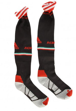 2012-13 AC Milan Adidas Home Socks (Black)
