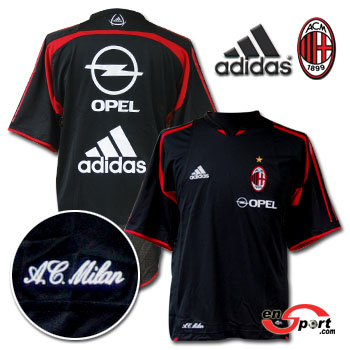 AC Milan training shirt black 0405