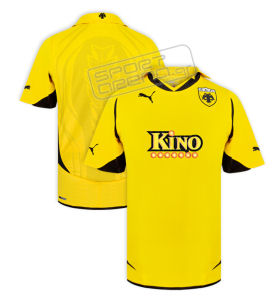 2011-12 AEK Athens Home Football Shirt