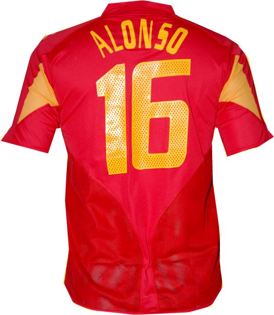 Spain home Alonso 16 0405