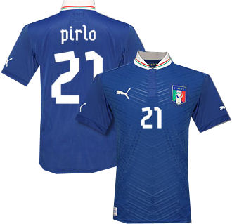 2012-13 Italy Home Shirt (Pirlo 21)