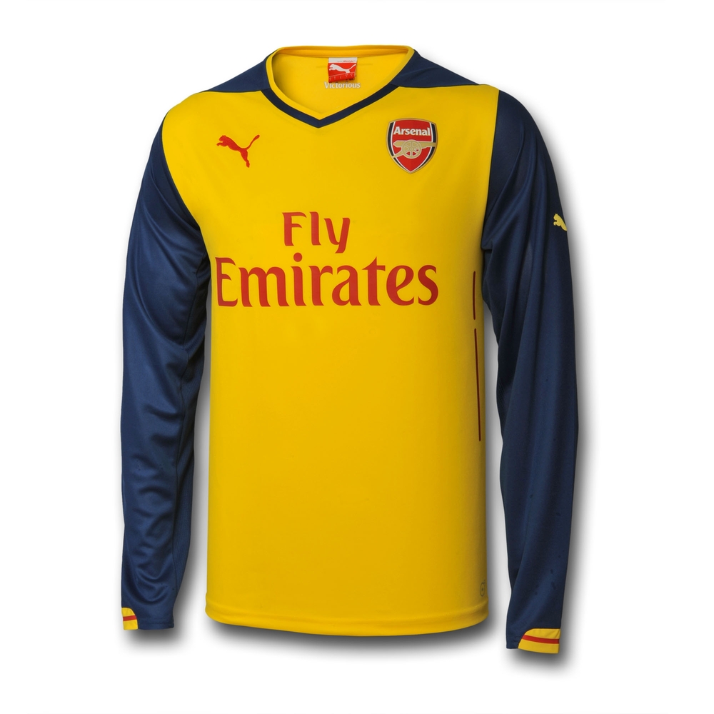 long sleeve arsenal away jersey