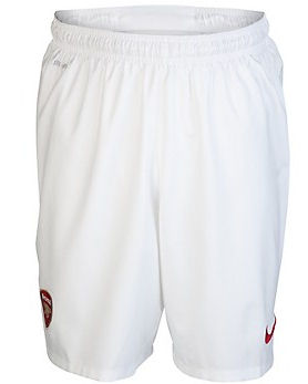 2012-13 Arsenal Nike Home Shorts (White) - Kids