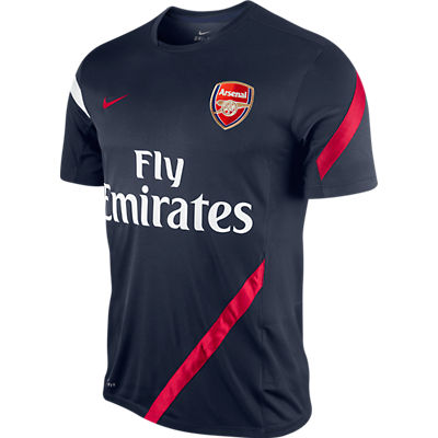 2011-12 Arsenal Nike Training Shirt (Navy)