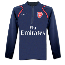 06-07 Arsenal L/S Lightweight Top (navy)