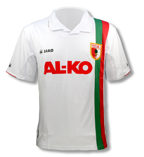 2011-12 FC Augsburg Jako Home Football Shirt