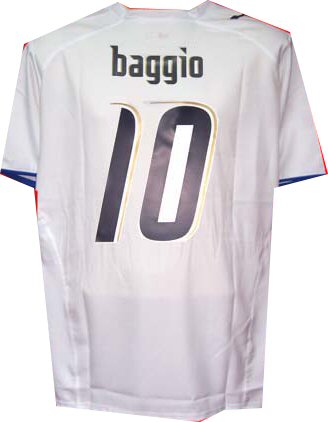 Italy away Baggio 10 0607