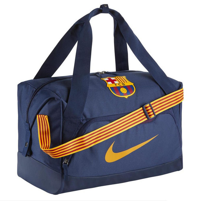 2015 2016 Barcelona Nike Allegiance Shield Duffel Bag (Navy)