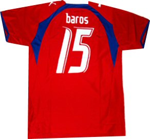 Czech Republic home (Baros 15) 06/07