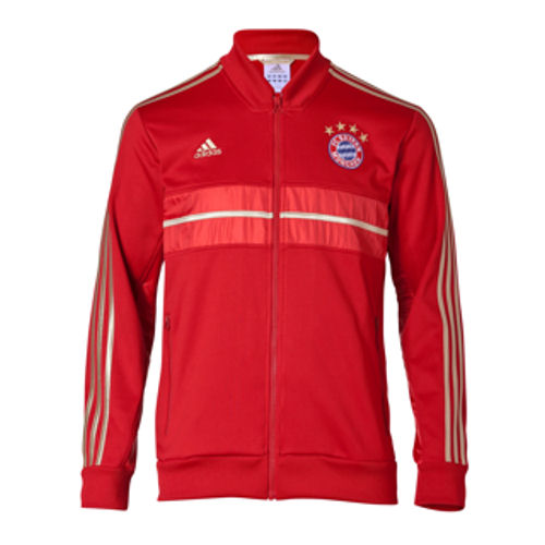 2012-13 Bayern Munich Adidas Anthem Jacket (Red)