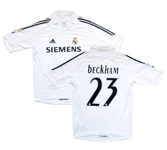 Real Madrid home (Beckham 23) 05/06