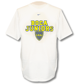 Boca Juniors Center Tee (white) 04/05
